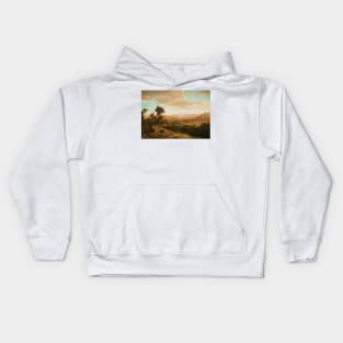 Wind River Country by Albert Bierstadt Kids Hoodie